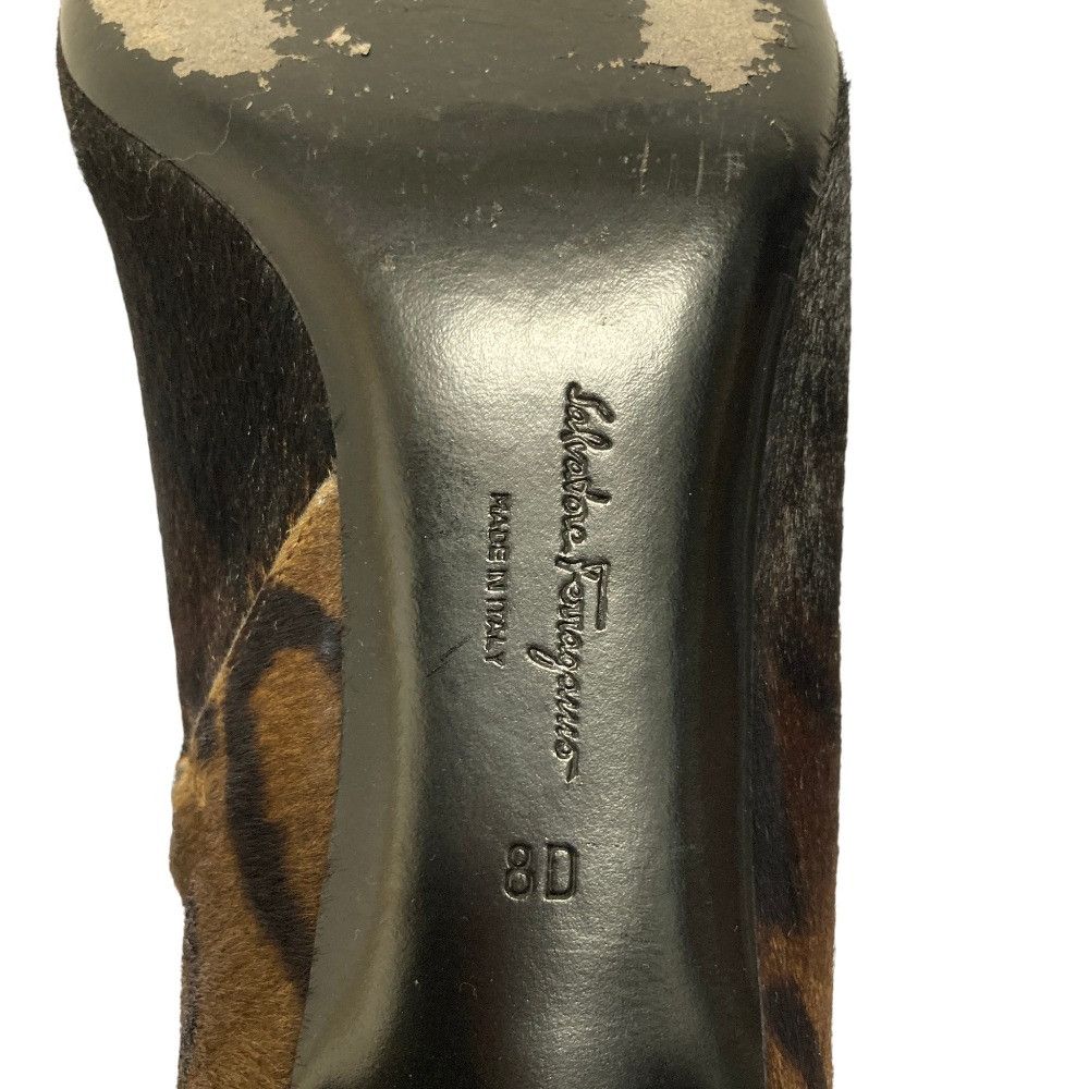 Salvatore Ferragamo Salvatore Ferragamo Salvatore Ferragamo Calf Hair Short Boots Fur Shoes DUTY FREE for USA Size ONE SIZE - 9 Thumbnail