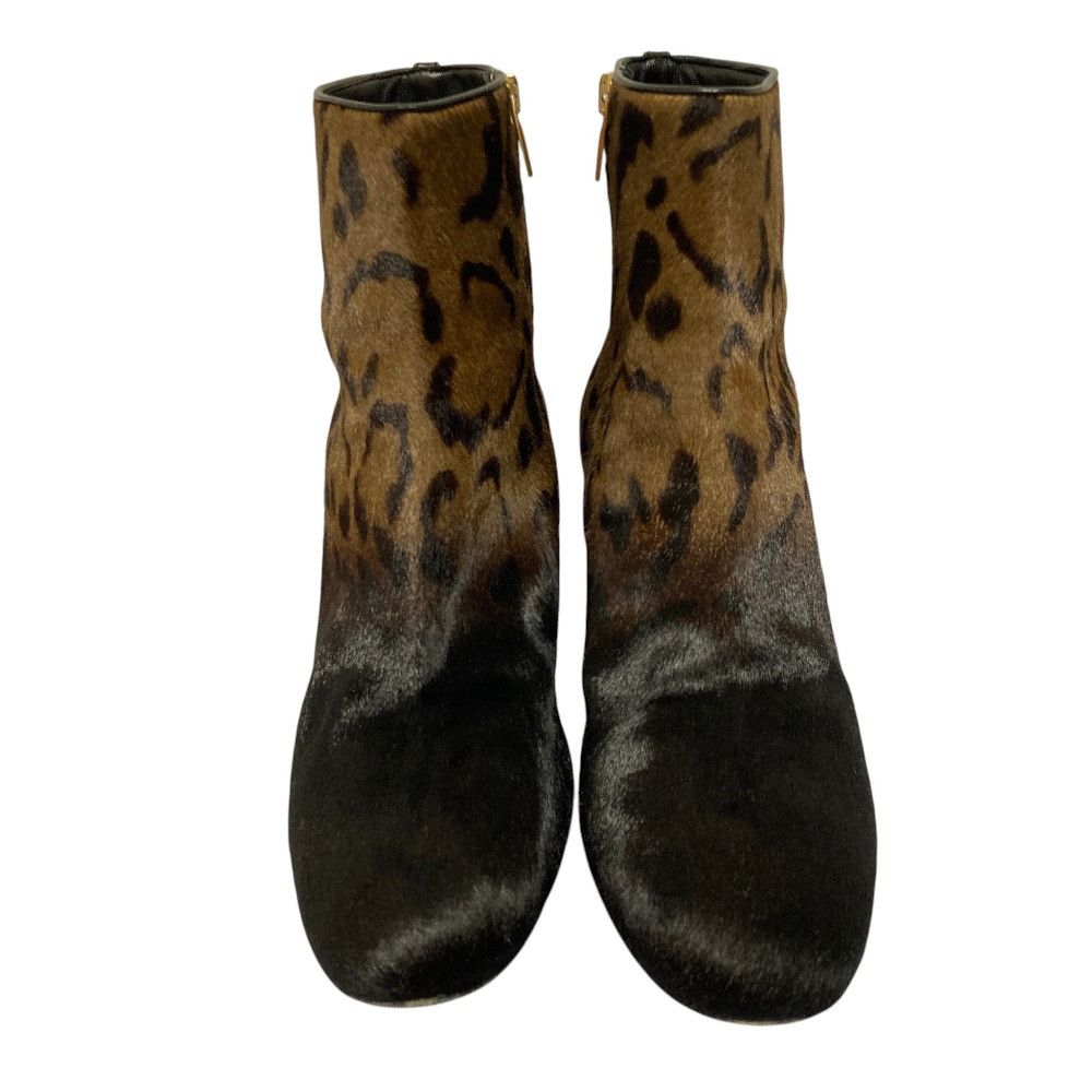 Salvatore Ferragamo Salvatore Ferragamo Salvatore Ferragamo Calf Hair Short Boots Fur Shoes DUTY FREE for USA Size ONE SIZE - 2 Thumbnail