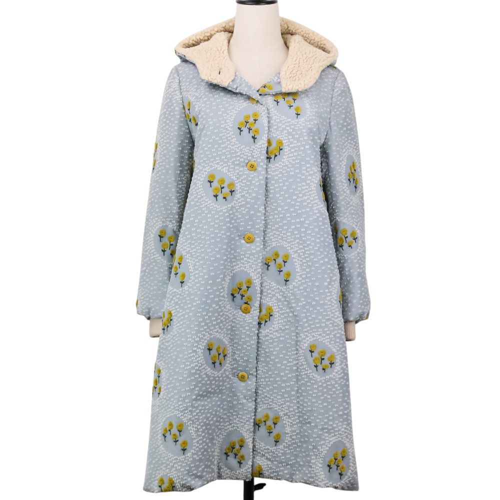 mina perhonen Mina Perhonen mina perhonen ballade embroidered down coat Textile Outerwear xa6634 DUTY FREE for USA Size ONE SIZE - 2 Thumbnail
