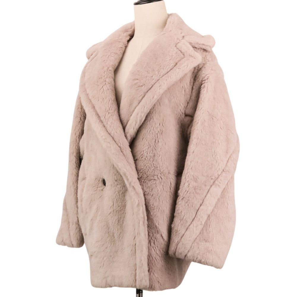 Max Mara Max Mara Max Mara OLGA Alpaca Short Coat Textile Outerwear 1086035206 DUTY FREE for USA Size ONE SIZE - 2 Thumbnail