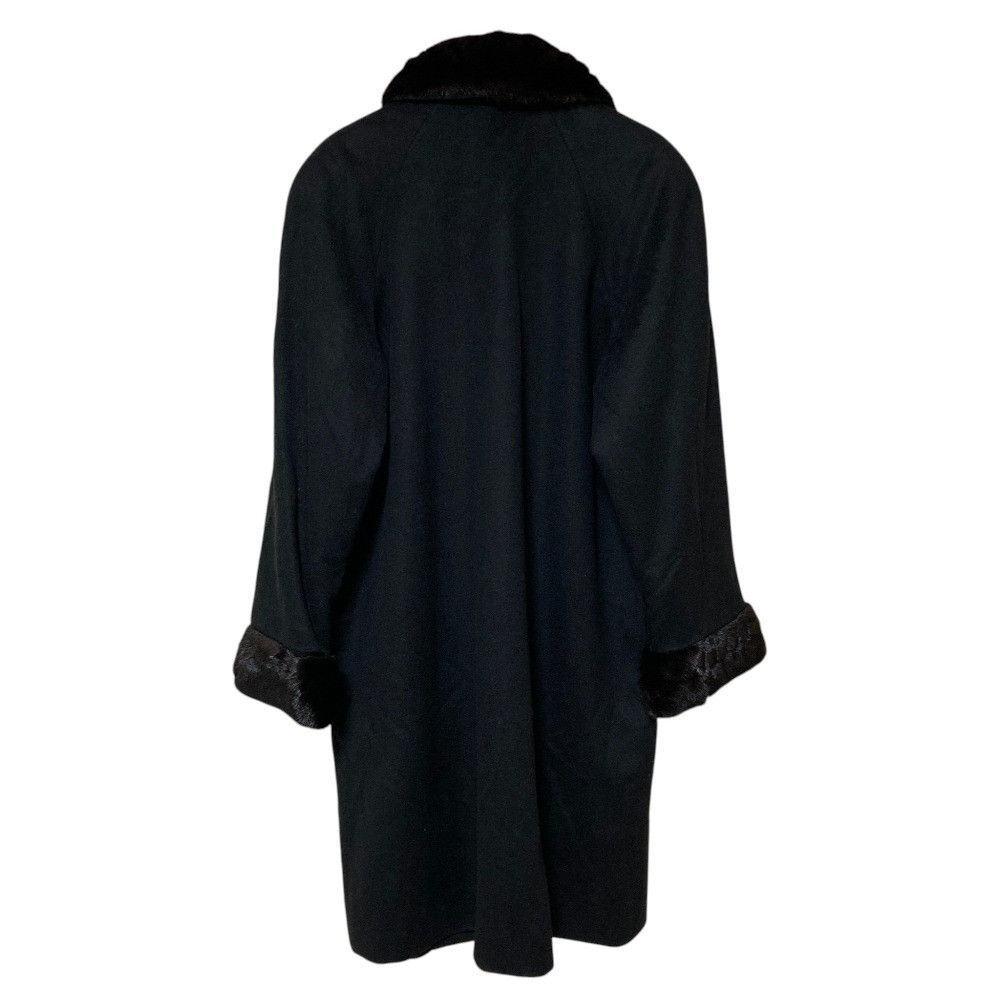 Other Other LORITTI Mink Fur Cashmere Coat Textile Outerwear DUTY FREE for USA Size ONE SIZE - 2 Thumbnail