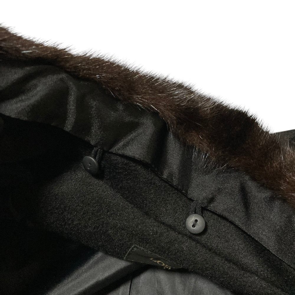 Other Other LORITTI Mink Fur Cashmere Coat Textile Outerwear DUTY FREE for USA Size ONE SIZE - 7 Thumbnail