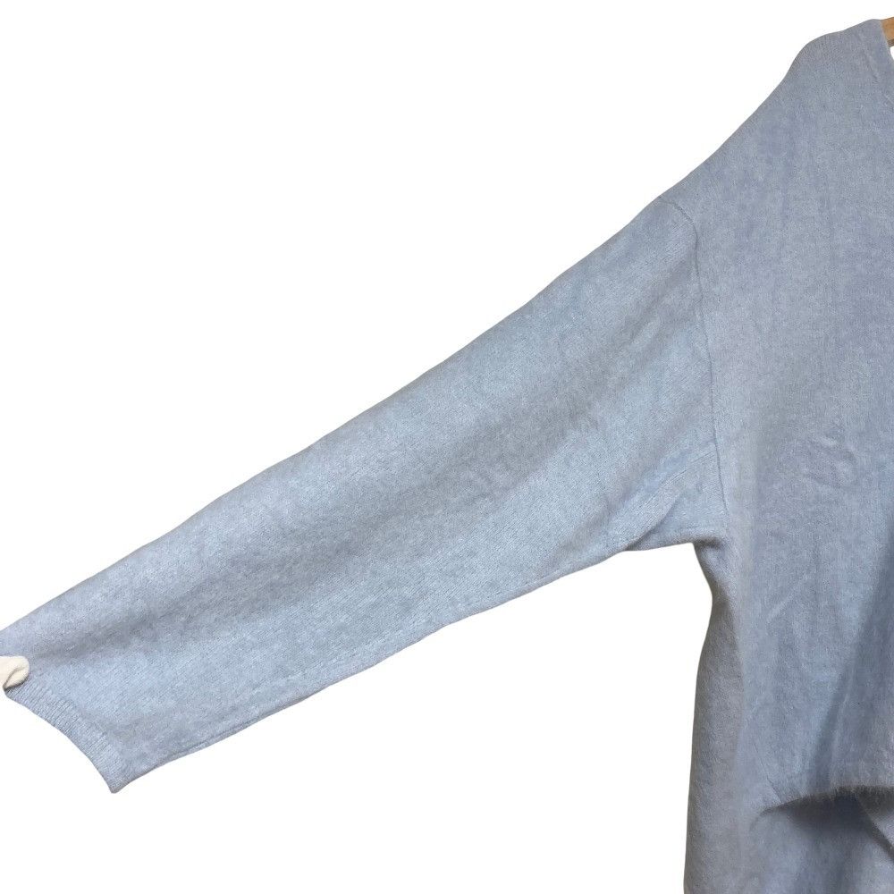 Other Other Plage V Neck Fuzzy Knit Pullover Textile Tops 25080922938040 DUTY FREE for USA Size ONE SIZE - 3 Thumbnail