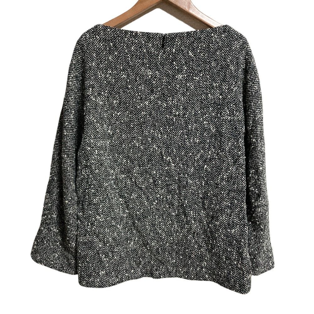 Other Other MADISONBLUE Tweed Pullover Top Textile Tops MB201-5013 DUTY FREE for USA Size ONE SIZE - 2 Thumbnail