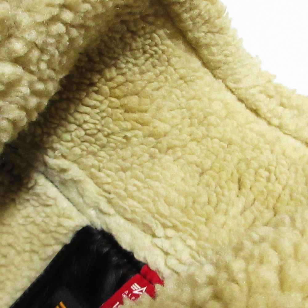 Other Other Alpha Industries Faux Shearling Flight Jacket Plastic / Synthetic Outerwear TA1510-9075 DUTY FREE for USA Size ONE SIZE - 15 Thumbnail
