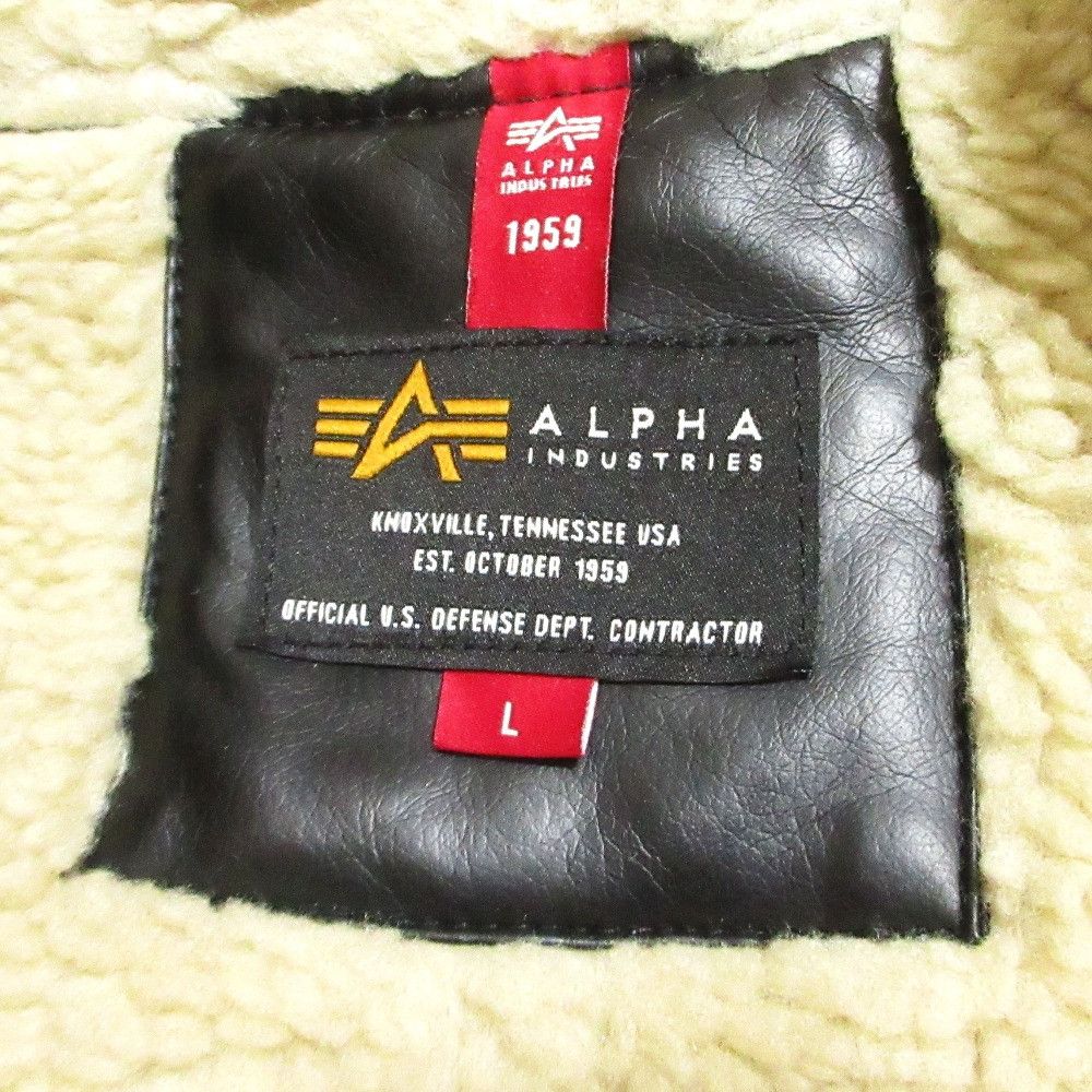 Other Other Alpha Industries Faux Shearling Flight Jacket Plastic / Synthetic Outerwear TA1510-9075 DUTY FREE for USA Size ONE SIZE - 10 Thumbnail