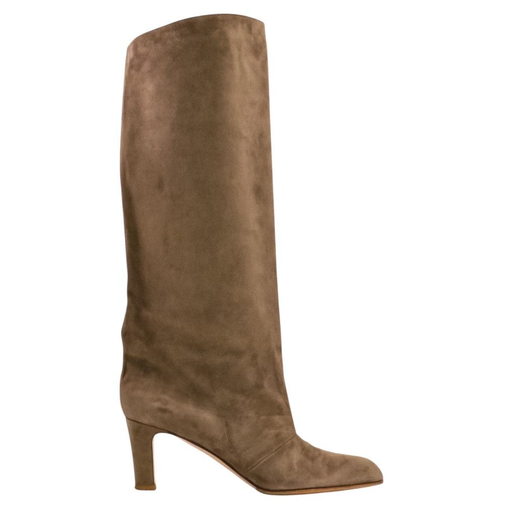 Other Other NEBULONI E Suede Long Boots Leather Shoes DUTY FREE for USA Size ONE SIZE - 4 Thumbnail