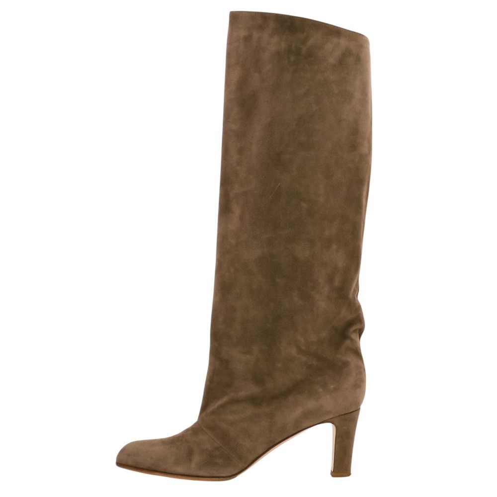 Other Other NEBULONI E Suede Long Boots Leather Shoes DUTY FREE for USA Size ONE SIZE - 3 Thumbnail