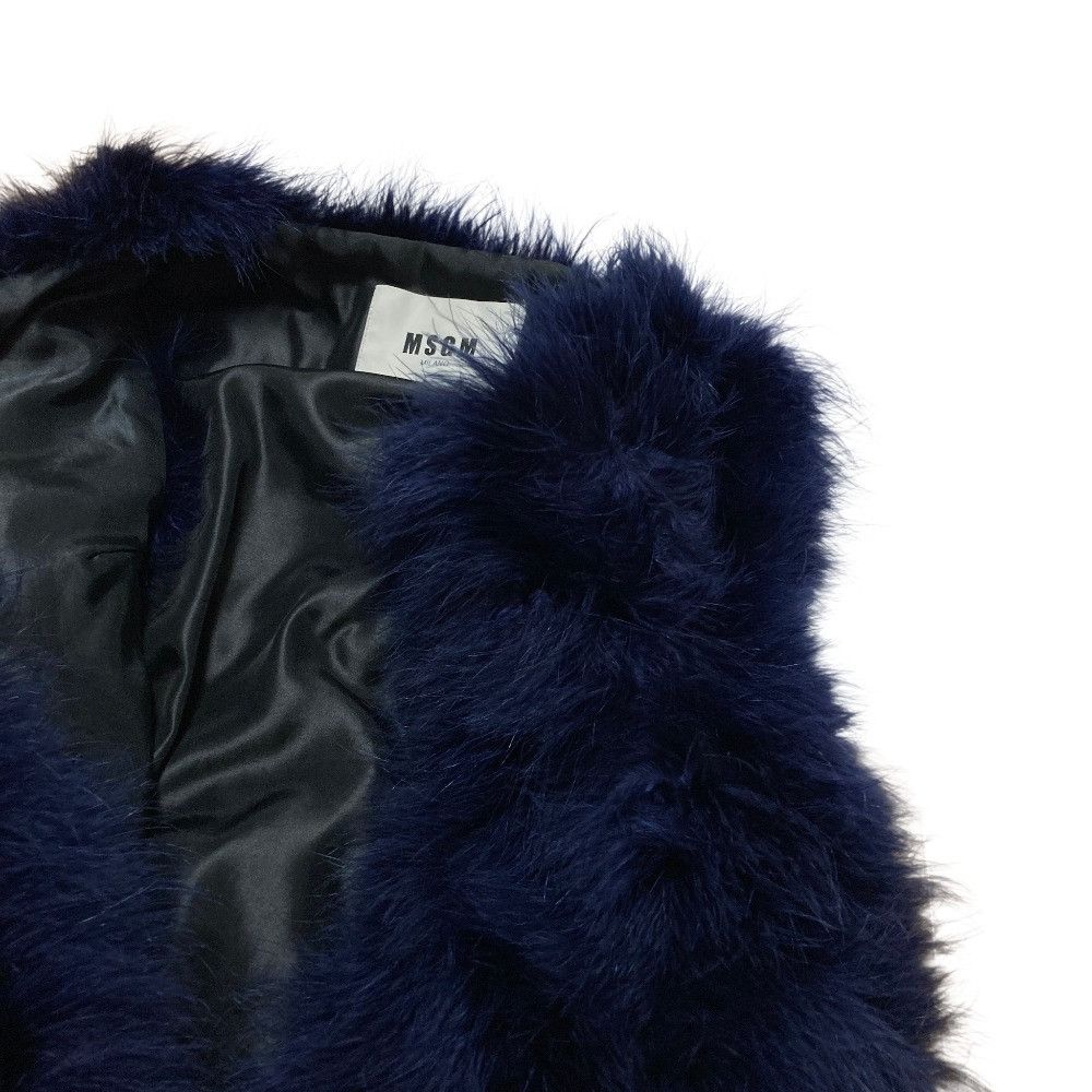Other Other MSGM Ostrich Fur Coat Vest Fur Outerwear 2341MDW02 DUTY FREE for USA Size ONE SIZE - 3 Thumbnail