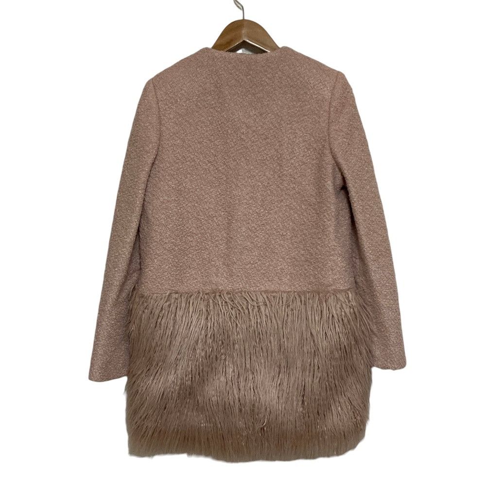 Other Other Blugirl Faux Fur Fringe Collarless Coat Plastic / Synthetic Outerwear DUTY FREE for USA Size ONE SIZE - 2 Thumbnail