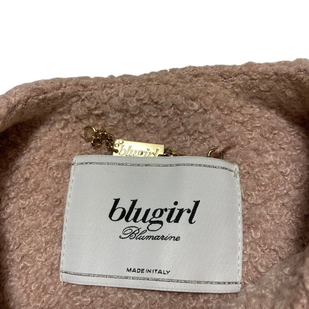Other Other Blugirl Faux Fur Fringe Collarless Coat Plastic / Synthetic Outerwear DUTY FREE for USA Size ONE SIZE - 5 Thumbnail
