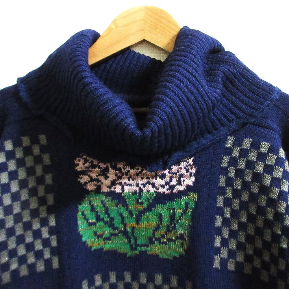 Other Other TOYOKO SAITO Flower Knit Dress Textile Dresses DUTY FREE for USA Size ONE SIZE - 6 Thumbnail