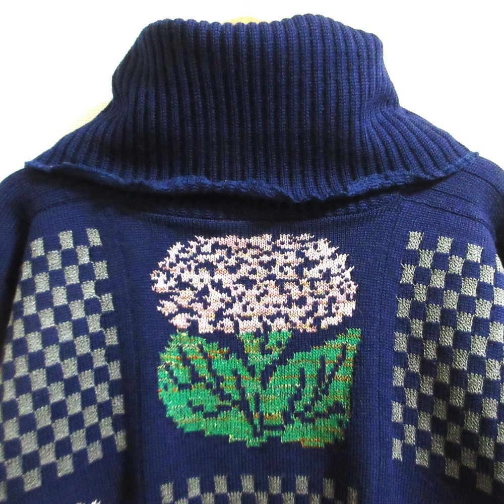 Other Other TOYOKO SAITO Flower Knit Dress Textile Dresses DUTY FREE for USA Size ONE SIZE - 7 Thumbnail