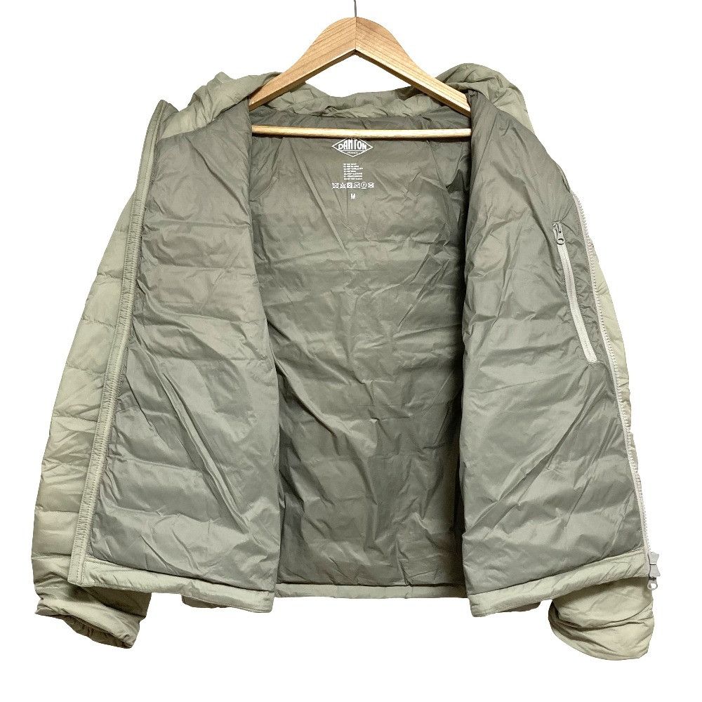 Other Other Danton Nylon Taffeta Hooded Middle Down Jacket Textile Outerwear DT-A0563 DUTY FREE for USA Size ONE SIZE - 3 Thumbnail