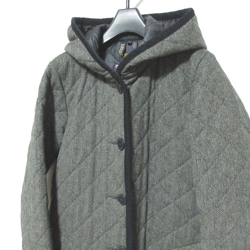 Other Other Lavenham Herringbone Wool Quilted Coat Textile Outerwear 14A-WV-LT DUTY FREE for USA Size ONE SIZE - 3 Thumbnail