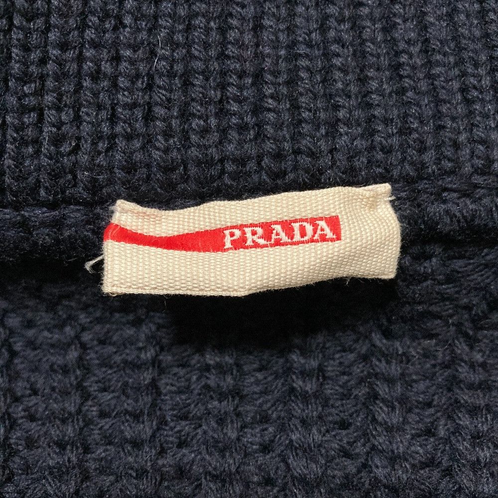 Prada Prada Prada Chunky Knit Double Jacket Textile Outerwear DUTY FREE for USA Size ONE SIZE - 5 Thumbnail