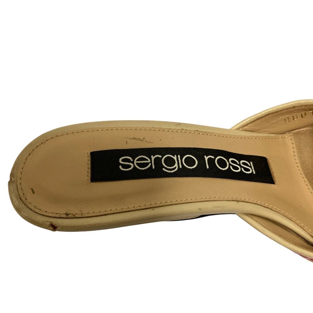 Other Other Sergio Rossi SR1 Raffia Mules Plant-based Shoes DUTY FREE for USA Size ONE SIZE - 6 Thumbnail