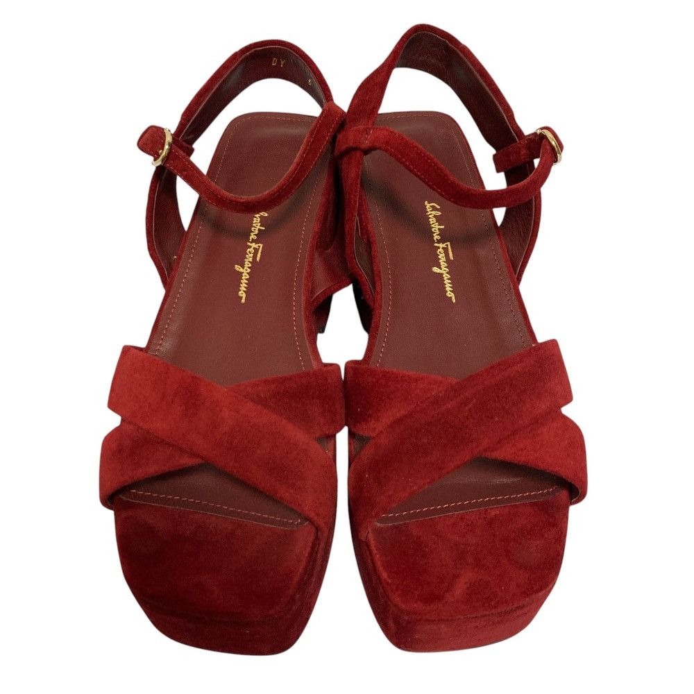 Salvatore Ferragamo Salvatore Ferragamo Salvatore Ferragamo Suede Platform Sandals Leather Shoes DUTY FREE for USA Size ONE SIZE - 2 Thumbnail