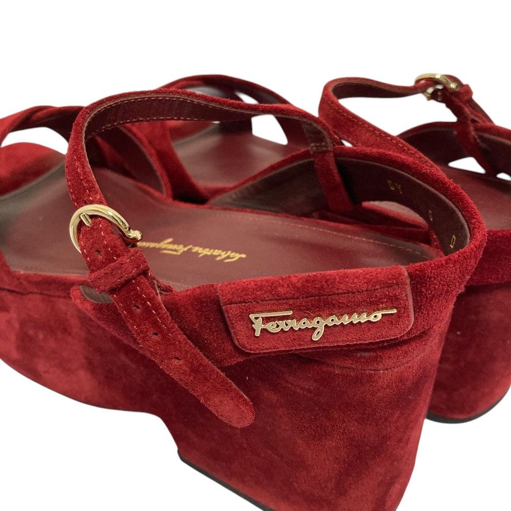 Salvatore Ferragamo Salvatore Ferragamo Salvatore Ferragamo Suede Platform Sandals Leather Shoes DUTY FREE for USA Size ONE SIZE - 6 Thumbnail