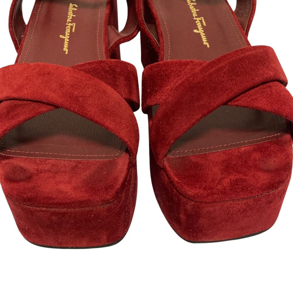 Salvatore Ferragamo Salvatore Ferragamo Salvatore Ferragamo Suede Platform Sandals Leather Shoes DUTY FREE for USA Size ONE SIZE - 10 Thumbnail
