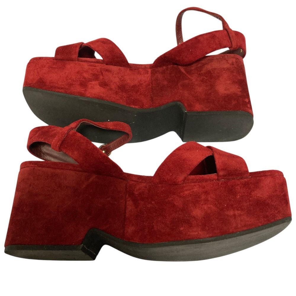 Salvatore Ferragamo Salvatore Ferragamo Salvatore Ferragamo Suede Platform Sandals Leather Shoes DUTY FREE for USA Size ONE SIZE - 12 Thumbnail