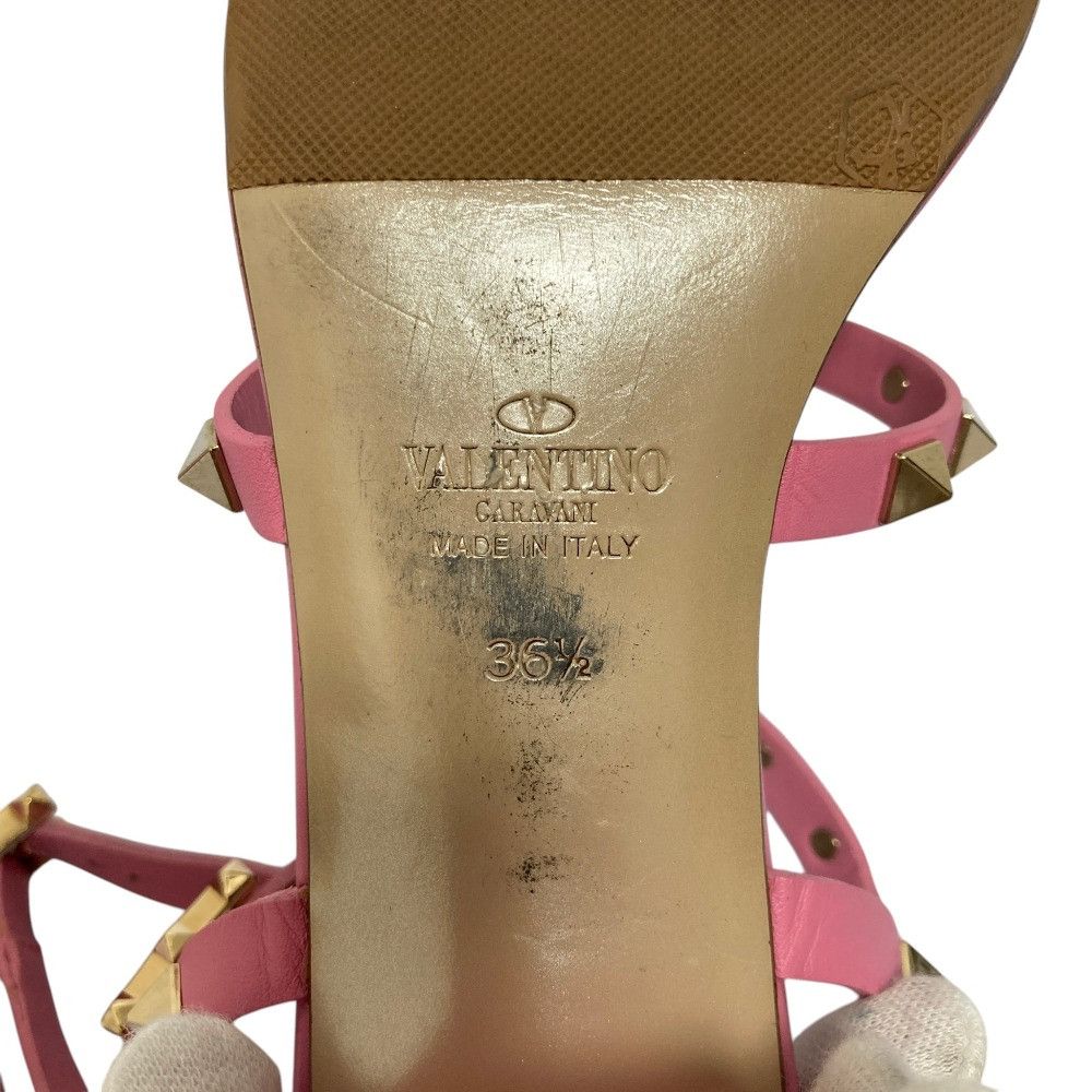 Valentino Valentino Valentino Garavani Leather Rockstud Sandals Leather Shoes DUTY FREE for USA Size ONE SIZE - 7 Thumbnail