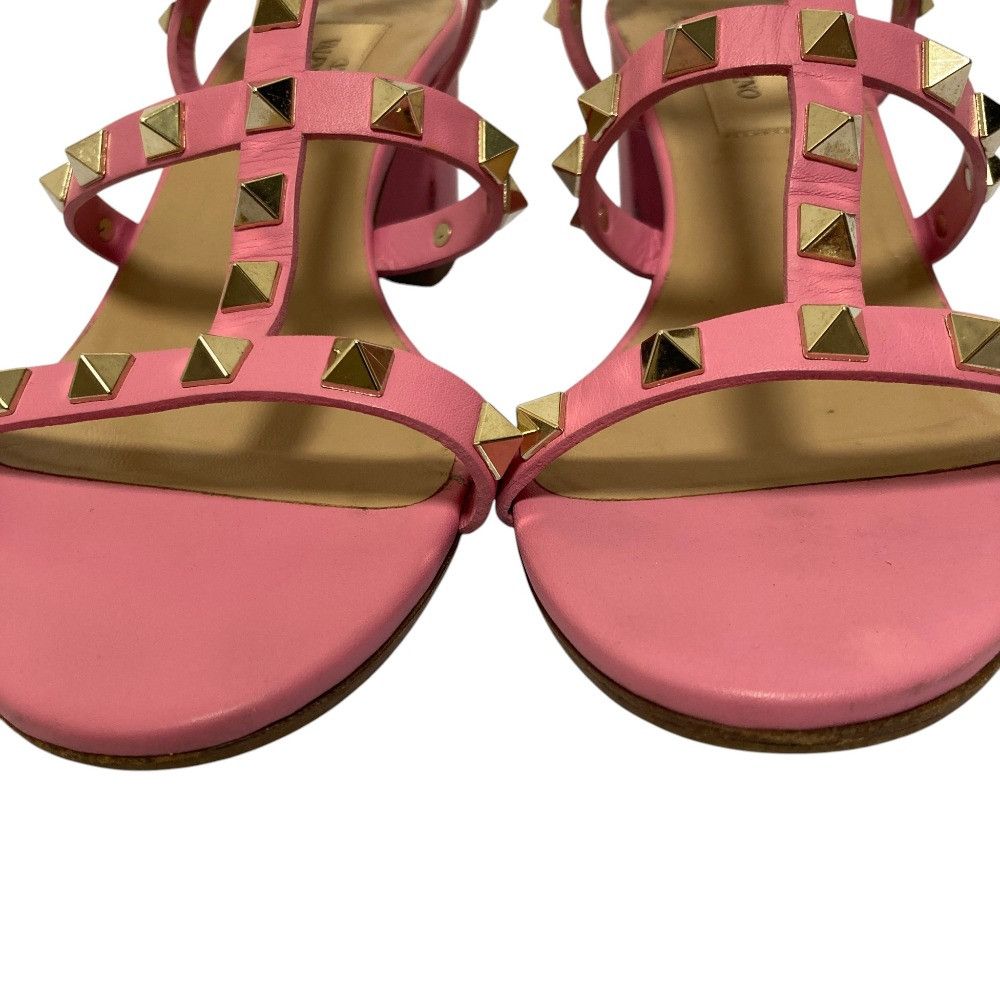 Valentino Valentino Valentino Garavani Leather Rockstud Sandals Leather Shoes DUTY FREE for USA Size ONE SIZE - 9 Thumbnail