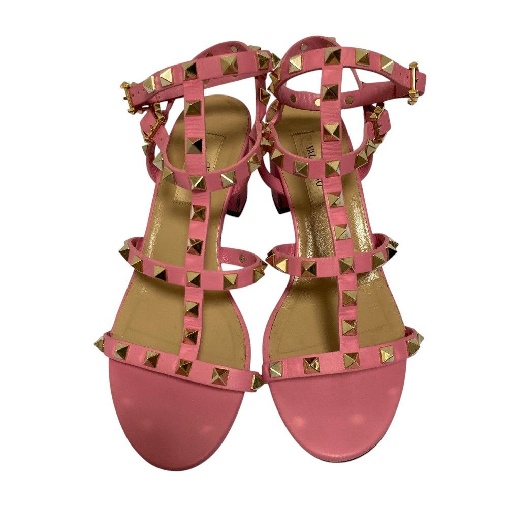Valentino Valentino Valentino Garavani Leather Rockstud Sandals Leather Shoes DUTY FREE for USA Size ONE SIZE - 2 Thumbnail