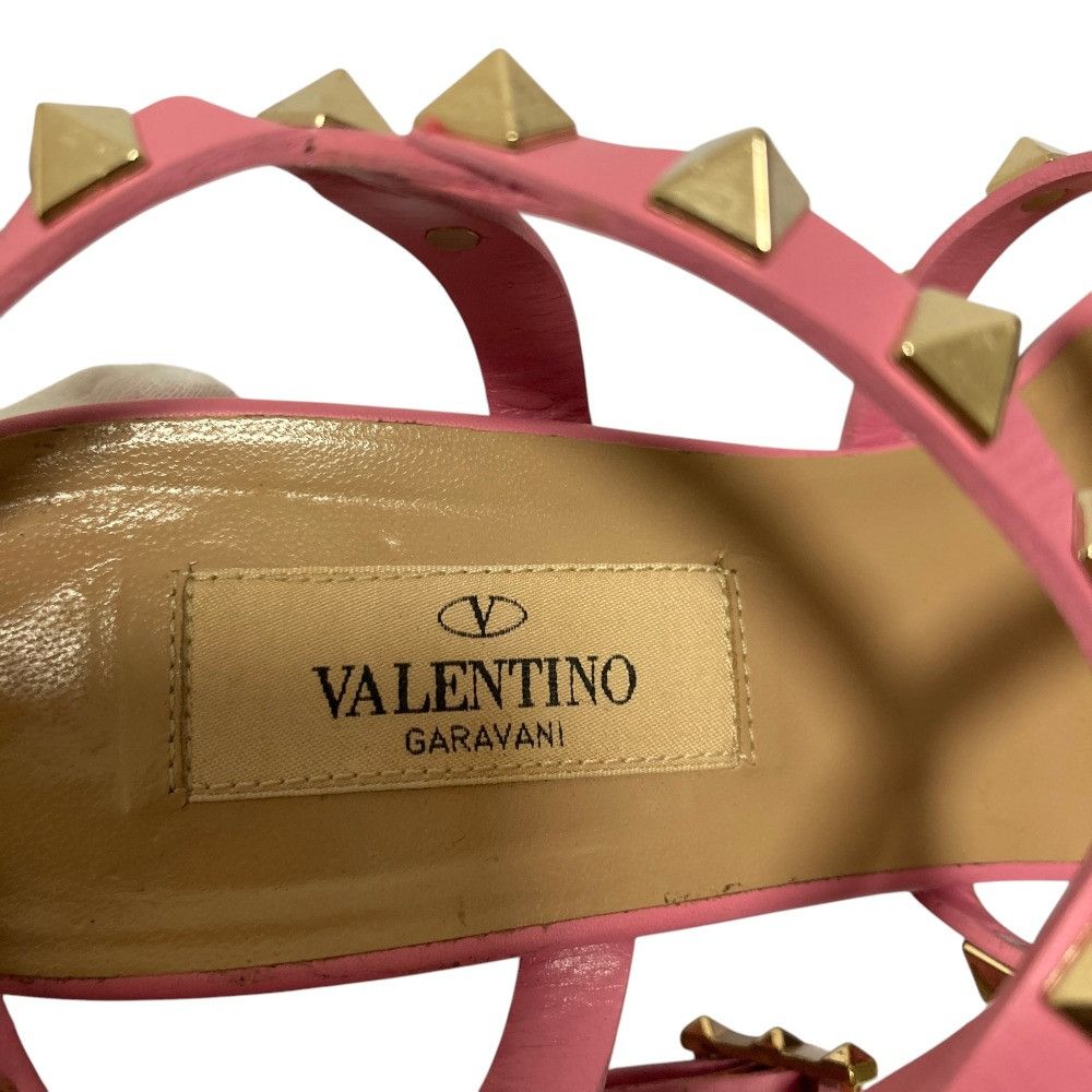 Valentino Valentino Valentino Garavani Leather Rockstud Sandals Leather Shoes DUTY FREE for USA Size ONE SIZE - 6 Thumbnail