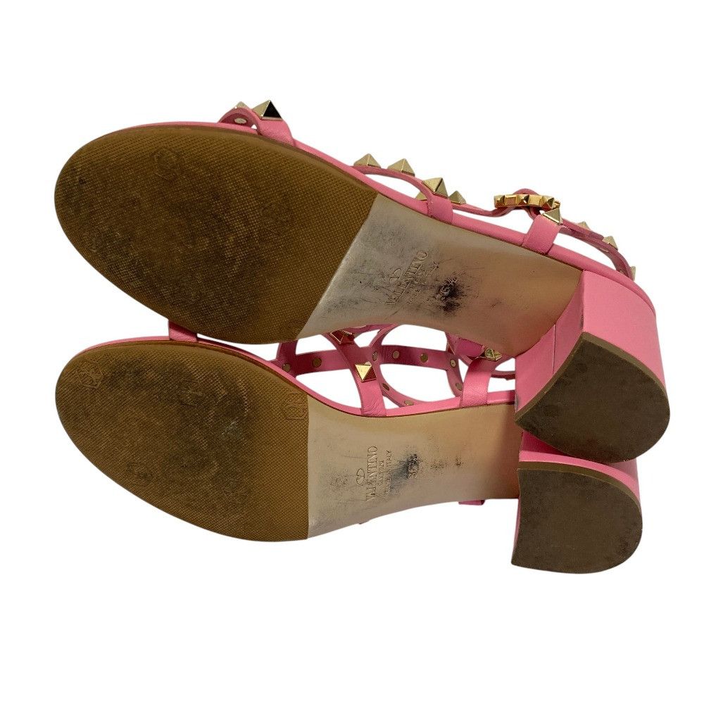 Valentino Valentino Valentino Garavani Leather Rockstud Sandals Leather Shoes DUTY FREE for USA Size ONE SIZE - 5 Thumbnail