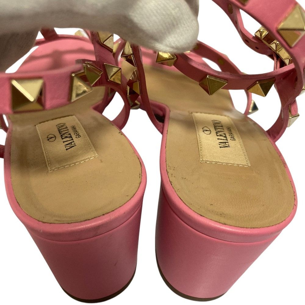 Valentino Valentino Valentino Garavani Leather Rockstud Sandals Leather Shoes DUTY FREE for USA Size ONE SIZE - 11 Thumbnail