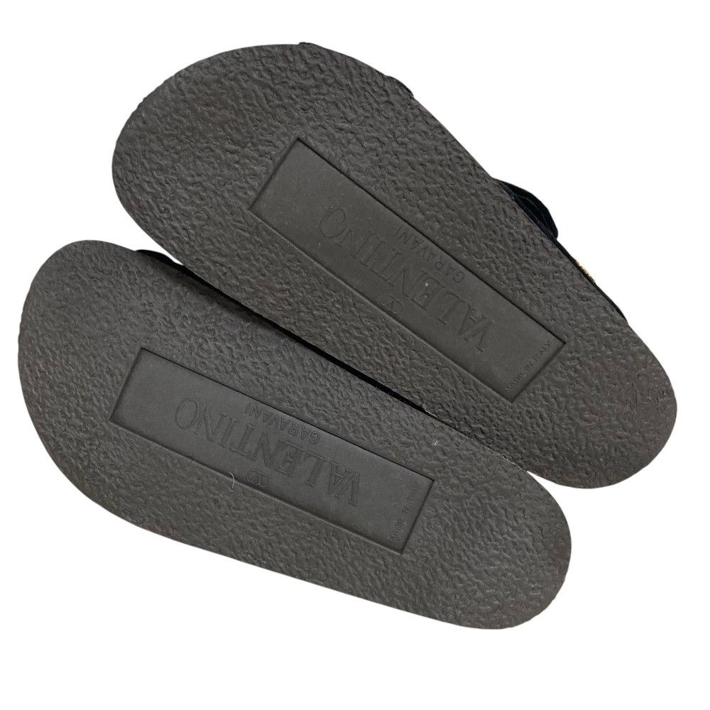 Valentino Valentino Valentino Garavani Leather Slide Sandals Leather Shoes DUTY FREE for USA Size ONE SIZE - 6 Thumbnail