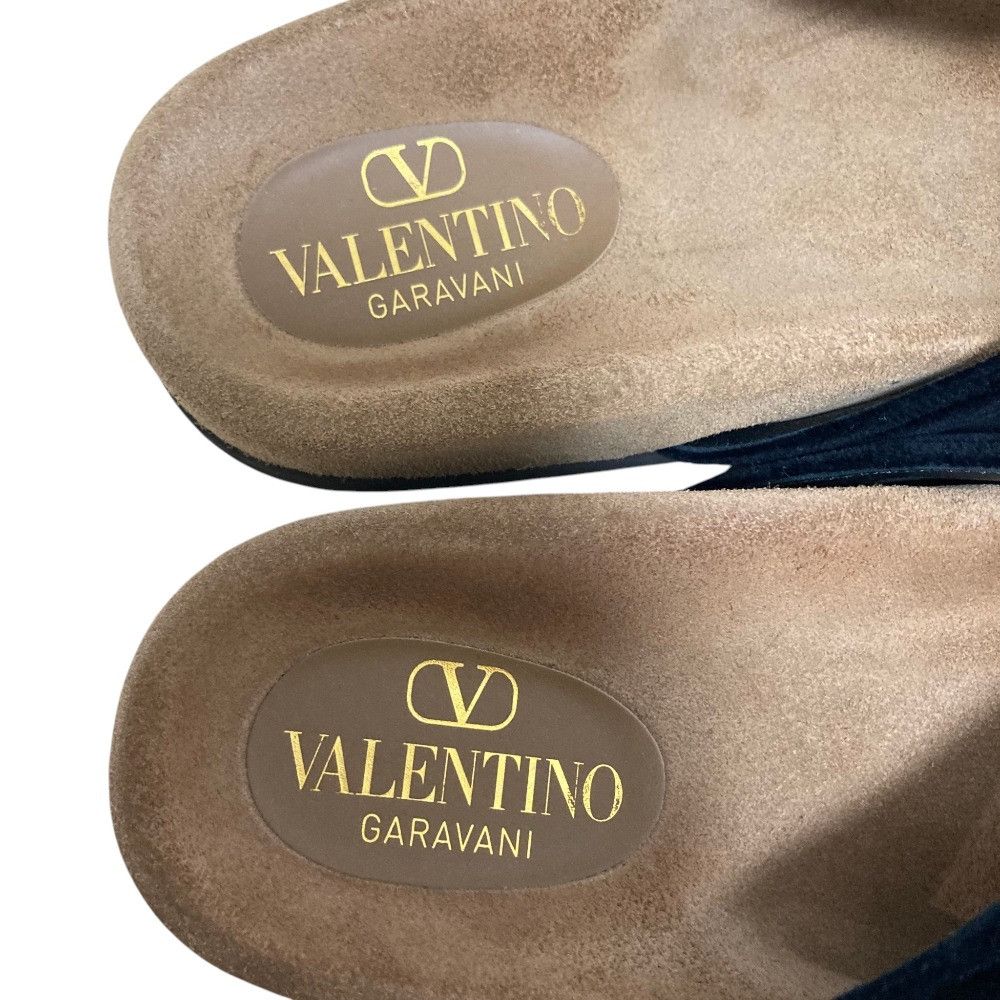 Valentino Valentino Valentino Garavani Leather Slide Sandals Leather Shoes DUTY FREE for USA Size ONE SIZE - 7 Thumbnail