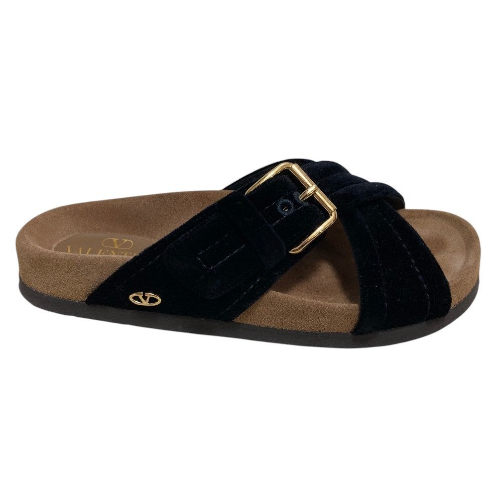 Valentino Valentino Valentino Garavani Leather Slide Sandals Leather Shoes DUTY FREE for USA Size ONE SIZE - 5 Thumbnail