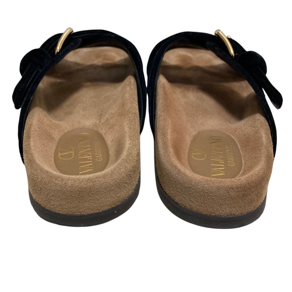 Valentino Valentino Valentino Garavani Leather Slide Sandals Leather Shoes DUTY FREE for USA Size ONE SIZE - 4 Thumbnail