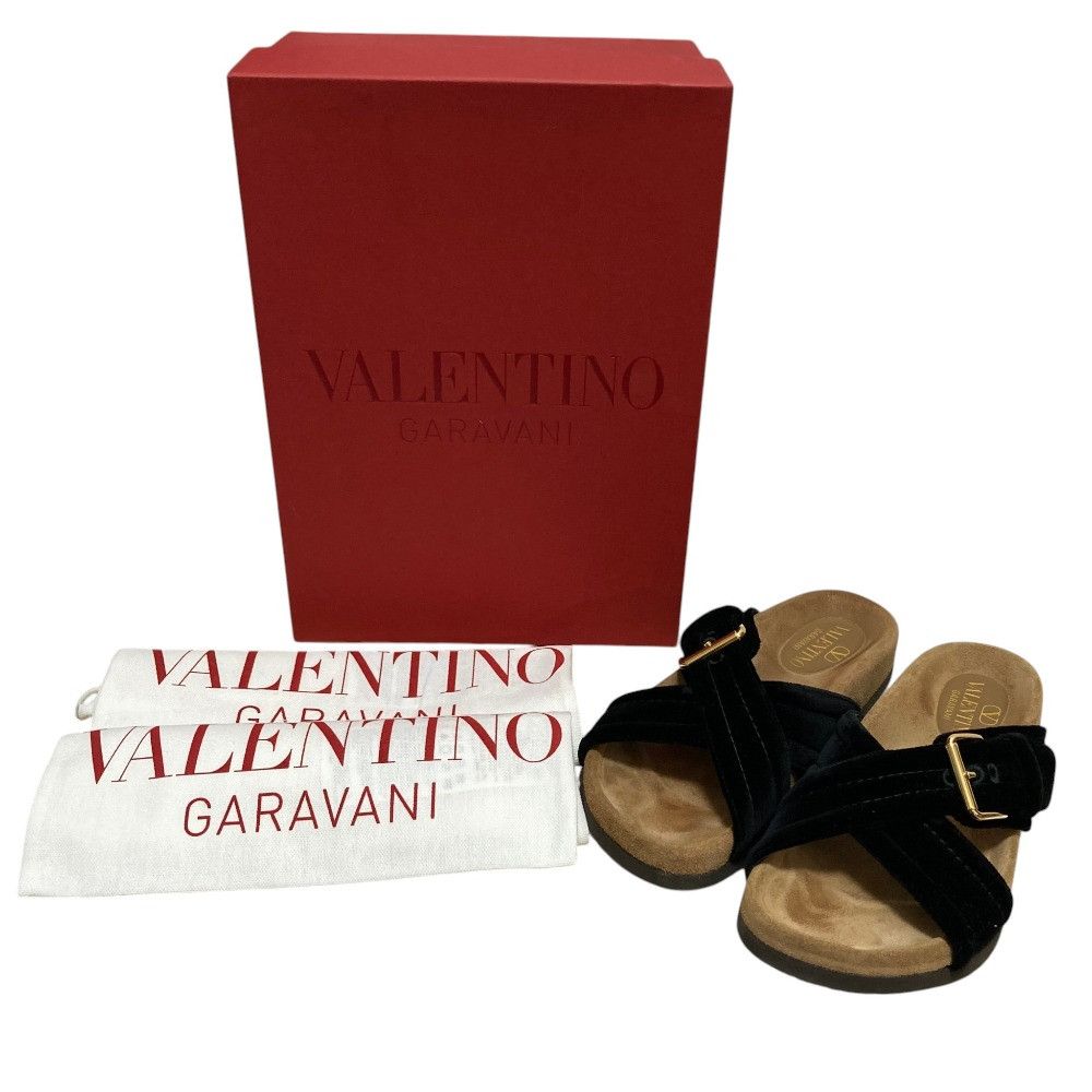 Valentino Valentino Valentino Garavani Leather Slide Sandals Leather Shoes DUTY FREE for USA Size ONE SIZE - 9 Thumbnail