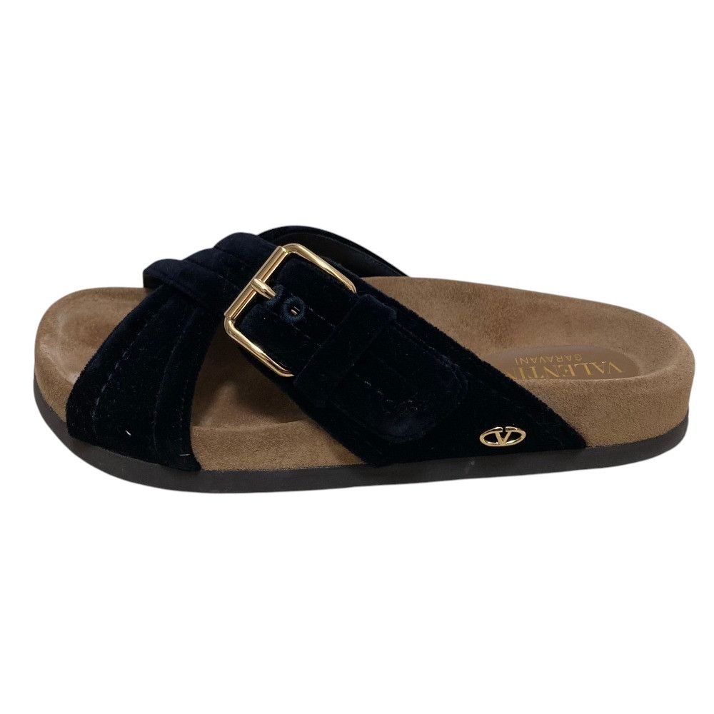Valentino Valentino Valentino Garavani Leather Slide Sandals Leather Shoes DUTY FREE for USA Size ONE SIZE - 3 Thumbnail