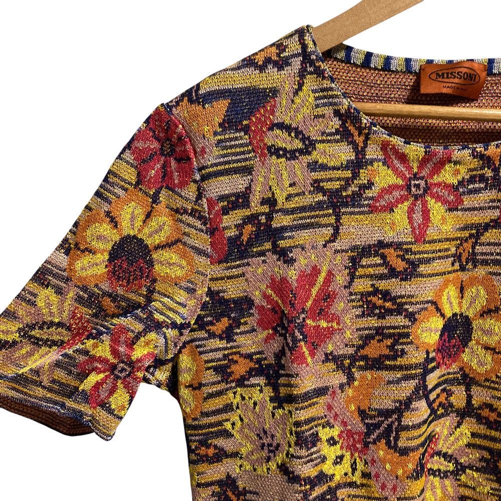 Missoni Missoni Missoni Flower Jacquard Knit Setup Textile Tops DUTY FREE for USA Size ONE SIZE - 3 Thumbnail