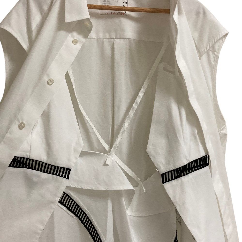 Sacai Sacai Sacai Layered Shirt Blouse Textile Tops 24-07253 DUTY FREE for USA Size ONE SIZE - 2 Thumbnail
