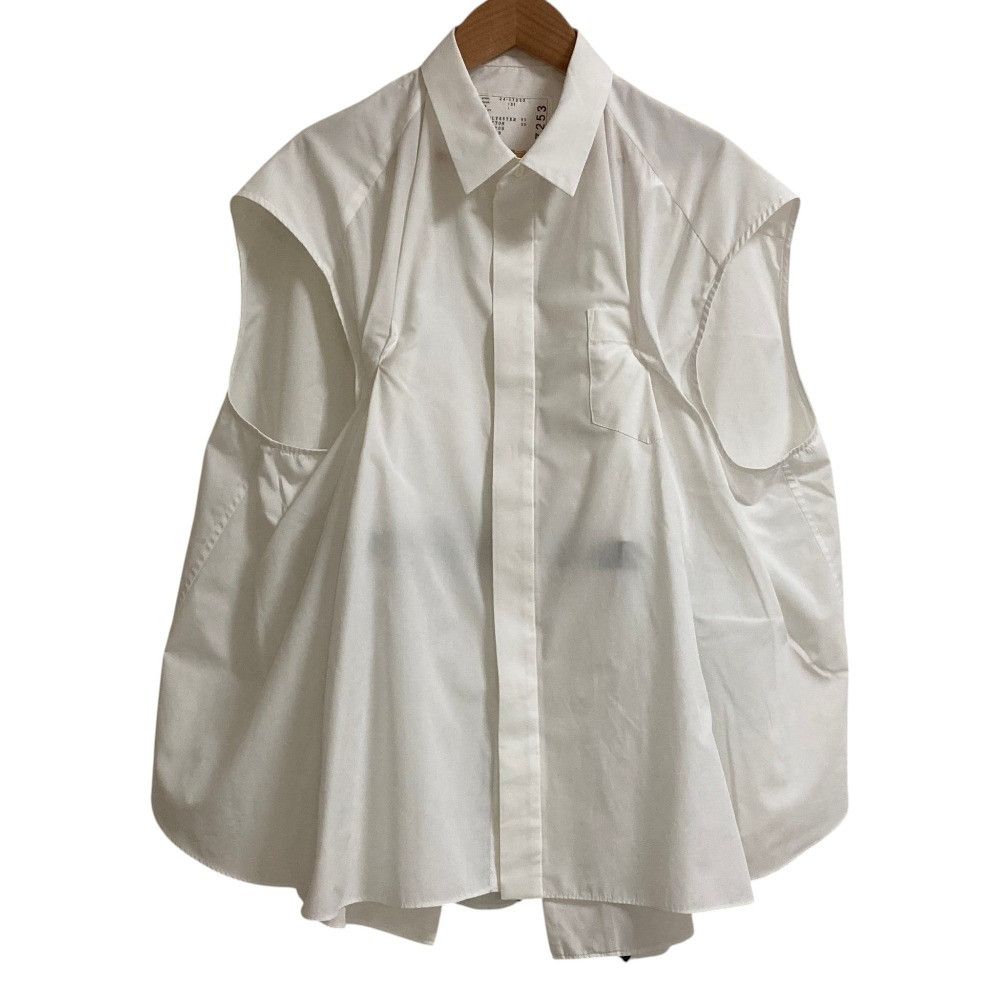 Sacai Sacai Sacai Layered Shirt Blouse Textile Tops 24-07253 DUTY FREE for USA Size ONE SIZE - 3 Thumbnail