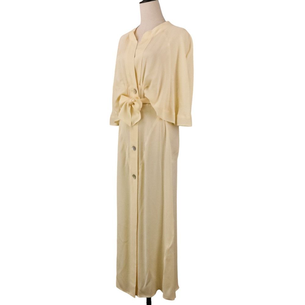 Other Other PHOTOCOPIEU HALVARI CAPE-SLEEVE SHIRT DRESS Silk Dress Textile Dresses DUTY FREE for USA Size ONE SIZE - 3 Thumbnail