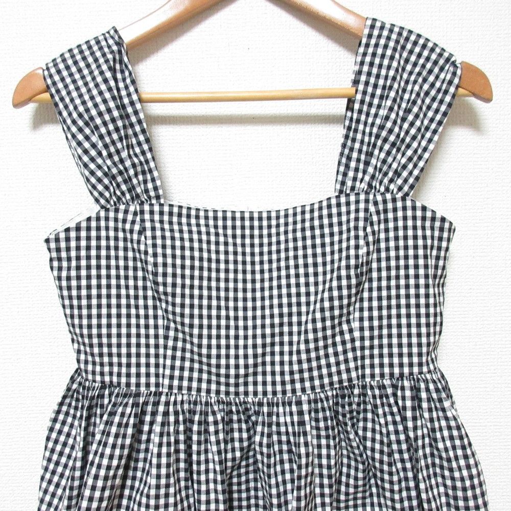 Other Other FOXEY NEW YORK EMPIRE CHECK Sleeveless Blouse Textile Tops 40088 DUTY FREE for USA Size ONE SIZE - 3 Thumbnail