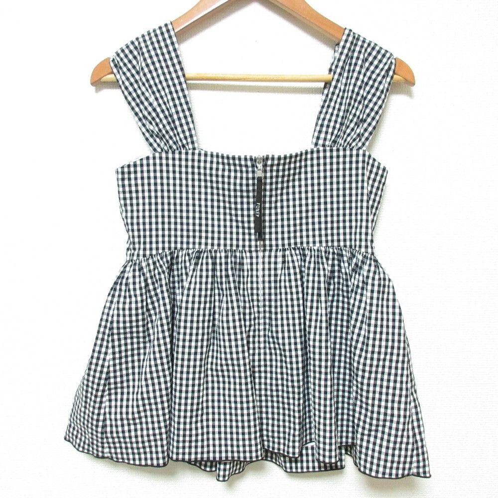 Other Other FOXEY NEW YORK EMPIRE CHECK Sleeveless Blouse Textile Tops 40088 DUTY FREE for USA Size ONE SIZE - 2 Thumbnail