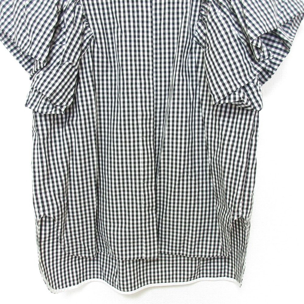 Other Other yori Gingham Balloon Sleeve Blouse Textile Tops YR2221-062SM DUTY FREE for USA Size ONE SIZE - 5 Thumbnail