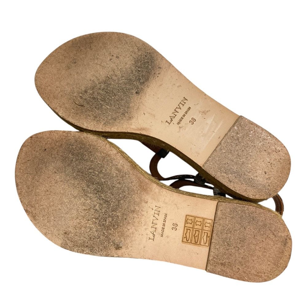 Lanvin Lanvin Lanvin Espadrille Stud Sandals Textile Shoes DUTY FREE for USA Size ONE SIZE - 6 Thumbnail
