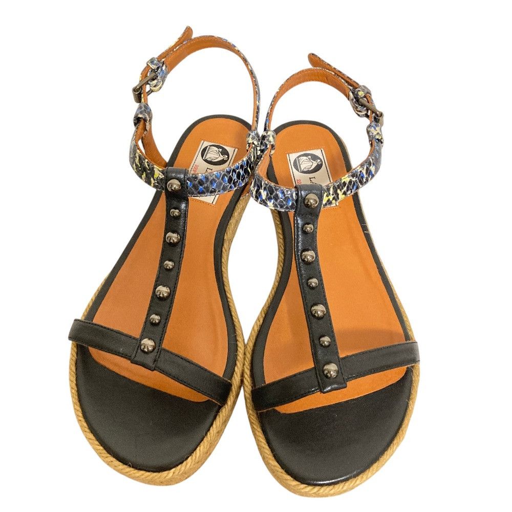Lanvin Lanvin Lanvin Espadrille Stud Sandals Textile Shoes DUTY FREE for USA Size ONE SIZE - 5 Thumbnail