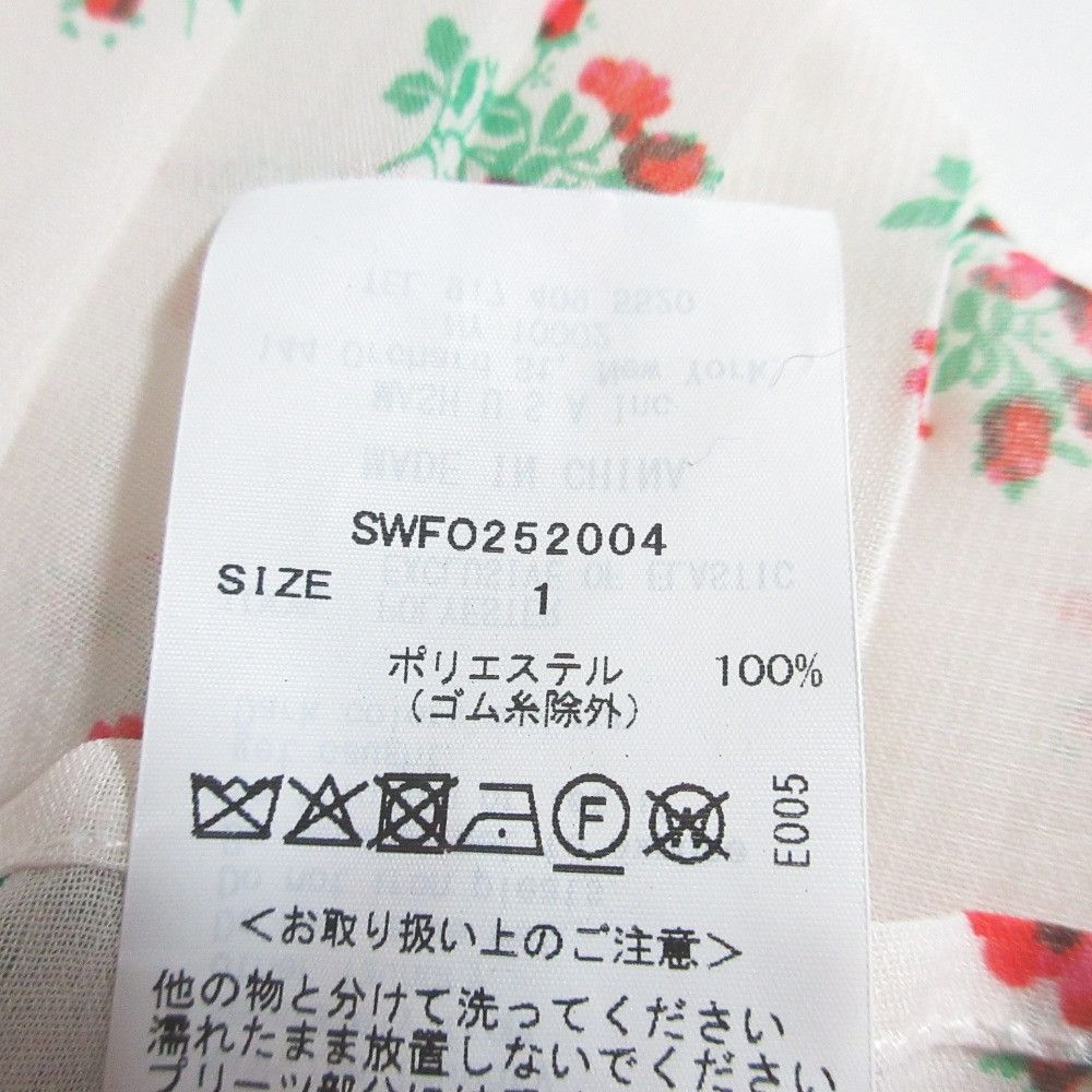 Other Other Snidel Sustainable 20th Anniversary Print Dress Textile Dresses SWFO252004 DUTY FREE for USA Size ONE SIZE - 5 Thumbnail