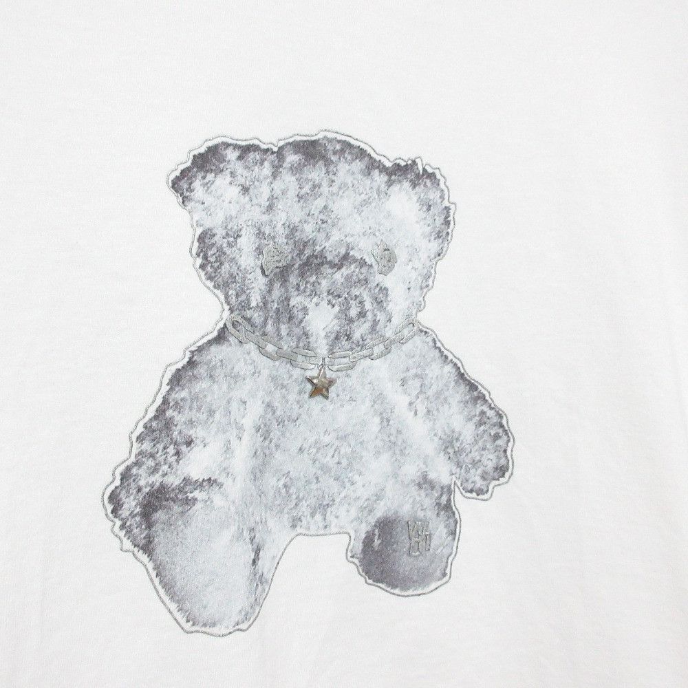 Other Other WE11DONE Cropped Cotton T Shirt Textile T-Shirts WD-TT1-25-779-W-WH DUTY FREE for USA Size ONE SIZE - 4 Thumbnail