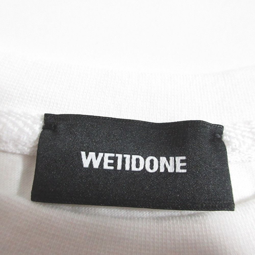 Other Other WE11DONE Cropped Cotton T Shirt Textile T-Shirts WD-TT1-25-779-W-WH DUTY FREE for USA Size ONE SIZE - 6 Thumbnail