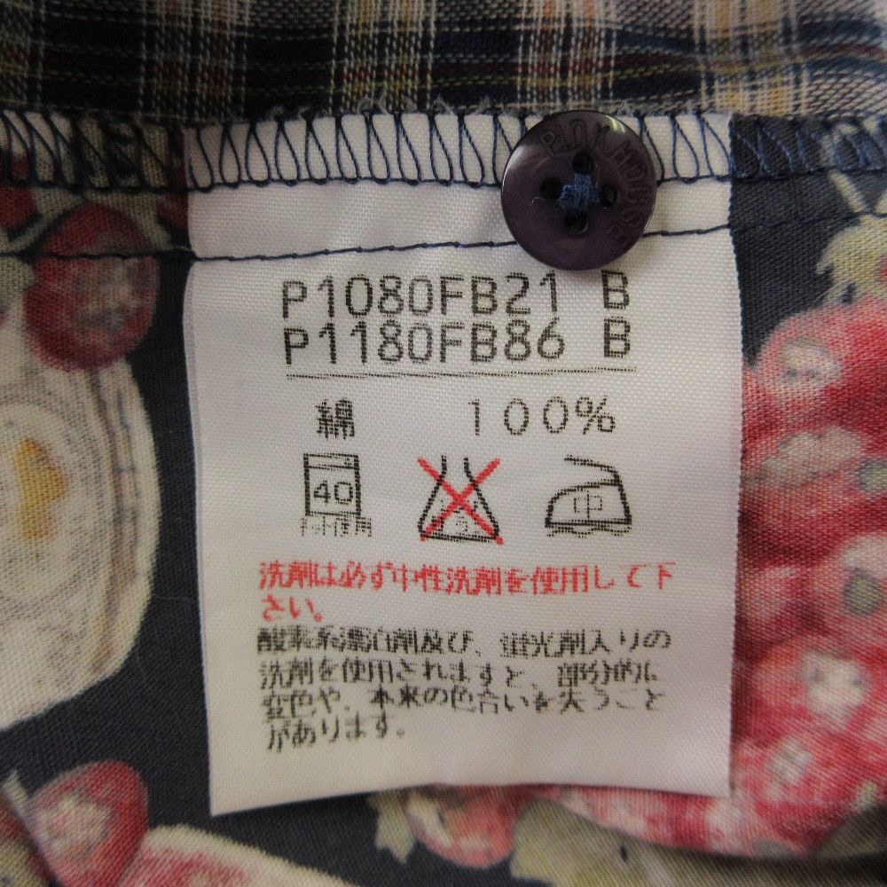 Other Other PINK HOUSE Strawberry Check Patchwork Short Sleeve Shirt Textile Tops DUTY FREE for USA Size ONE SIZE - 5 Thumbnail